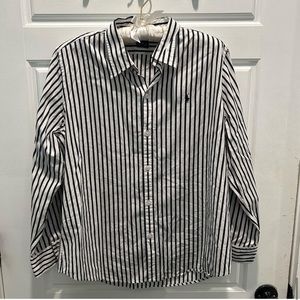 ralph lauren striped button up